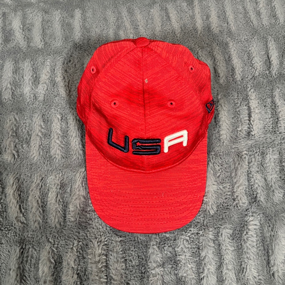 New Era USA Womens‎ Red 9Twenty Adjustable Hat